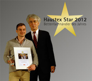 Haustex Star Bettenfachhändler des Jahres 2012